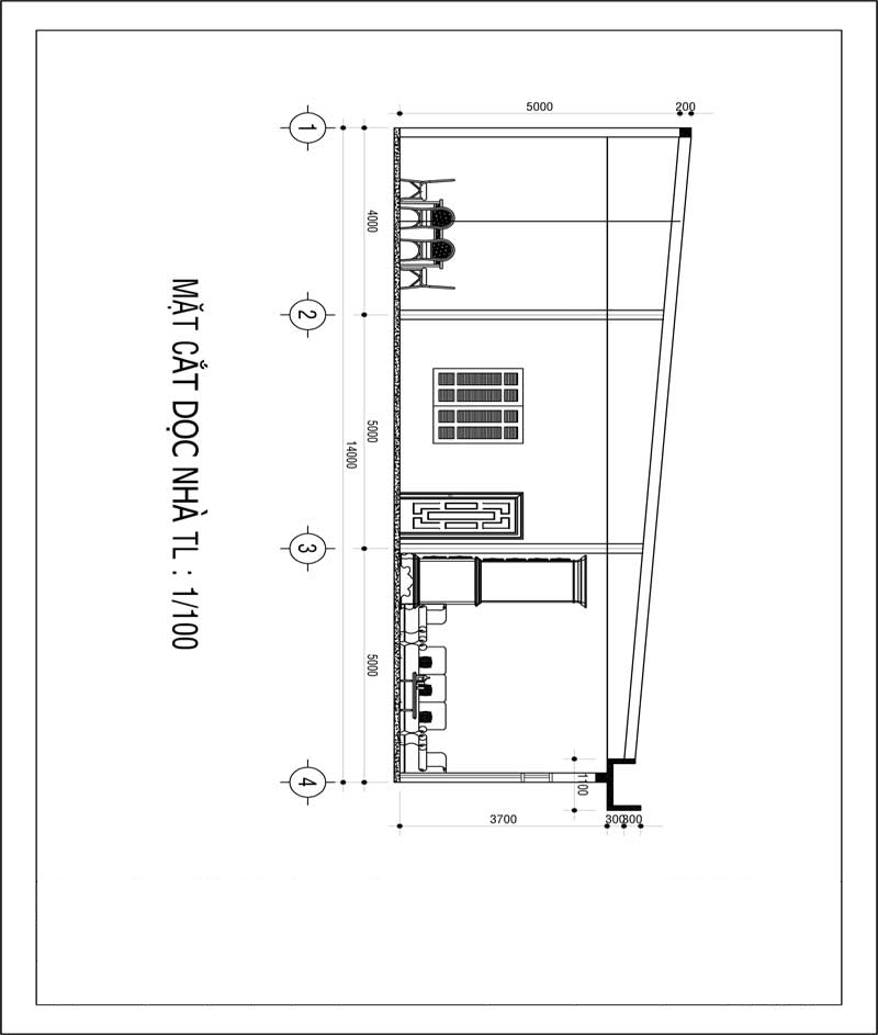 Bản vẽ nhà cấp 4