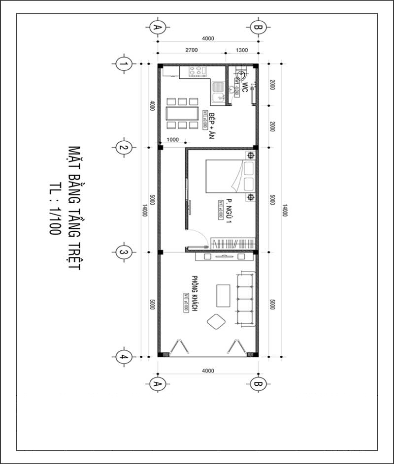 Bản vẽ nhà cấp 4