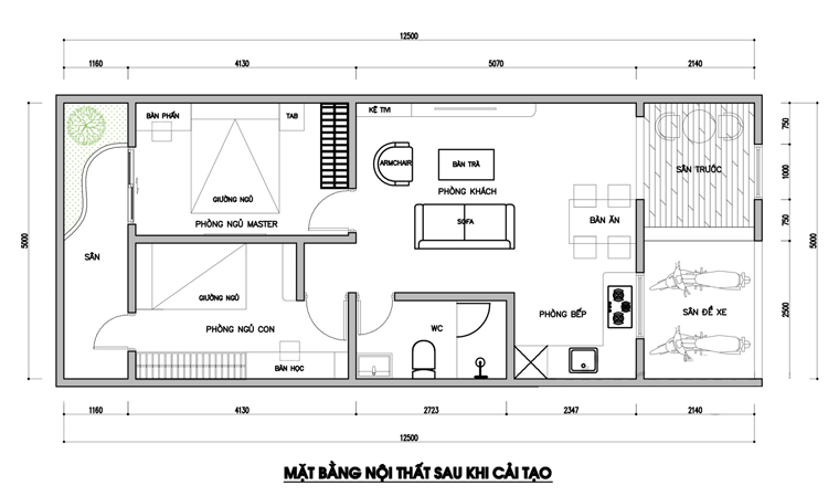 Cải tạo nhà cấp 4 cũ nát thành nhà mới hiện đại chi phí sửa chữa 260