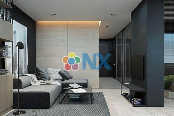Mẫu căn hộ studio nhỏ với thiết kế đẹp và đơn giản