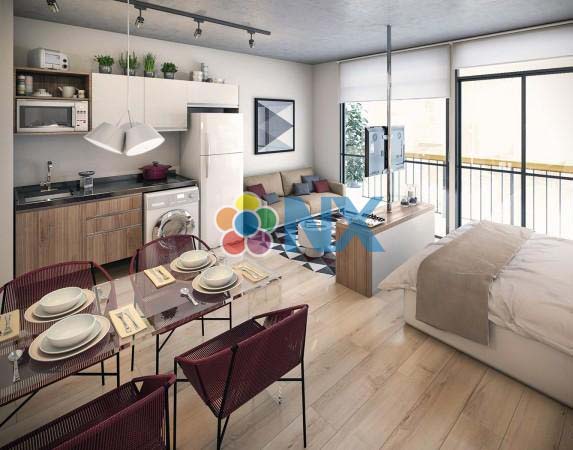Mẫu căn hộ studio nhỏ với thiết kế đẹp và đơn giản