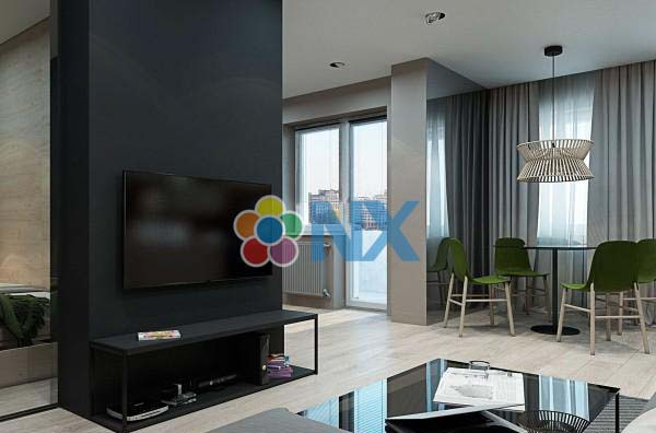 Mẫu căn hộ studio nhỏ với thiết kế đẹp và đơn giản