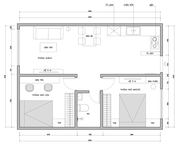 Mẫu nhà cấp 4 50m2 2 phòng ngủ chi phí xây nhà cải tạo nhà cấp 4 50m2