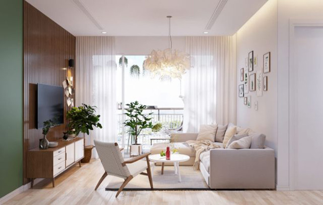 Mẫu thiết kế căn hộ 3 phòng ngủ có diện tích từ 70m2 trở lên