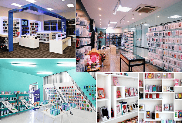 Mẫu thiết kế nội thất cửa hàng shop showroom đẹp hút khách hàng