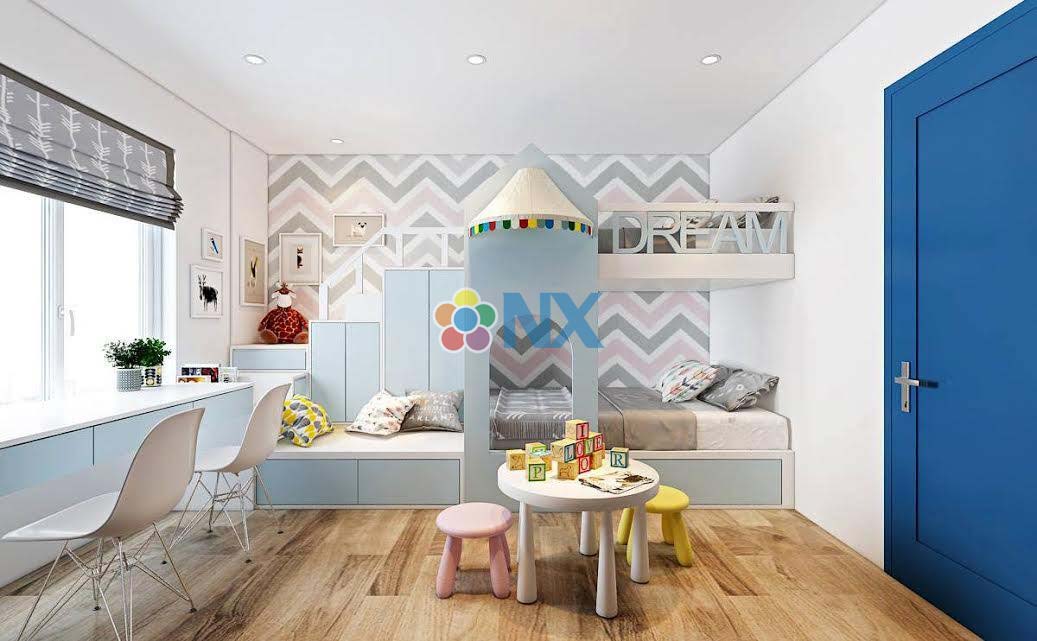 Thiết kế căn hộ hiện đại mang phong cách cho trẻ em