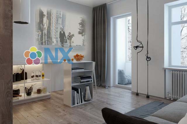 Căn hộ 32m2 nhỏ xinh cho nàng độc thân