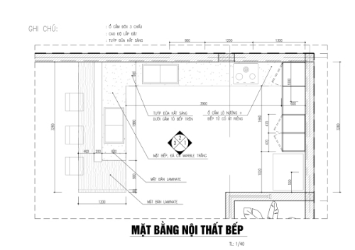 Mẫu nhà bếp hiện đại