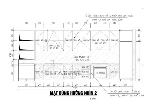 Mẫu nhà bếp hiện đại