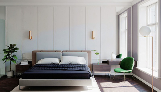 mẫu phòng ngủ đẹp cho căn hộ chung cư