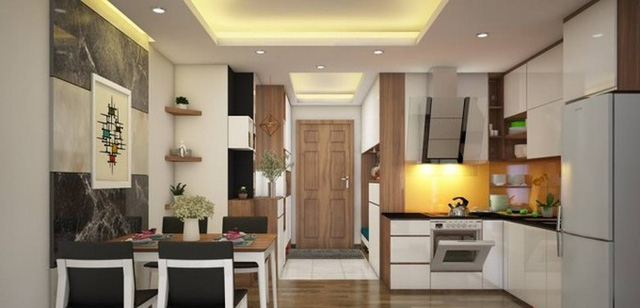 Những mẫu thiết kế nhà bếp đẹp cho nhà chung cư