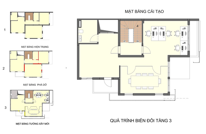 sửa chữa nhà 3 tầng giá 500 triệu