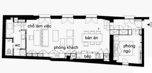 Thiết kế căn hộ 65m2