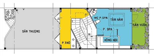 Thiết kế nhà 3 tầng 5x20m