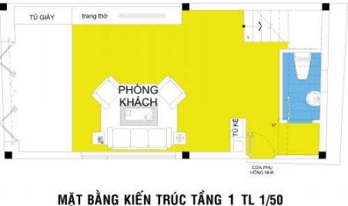 thiết kế nhà 4 tầng 4x10