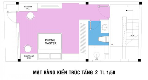 thiết kế nhà 4 tầng 4x10