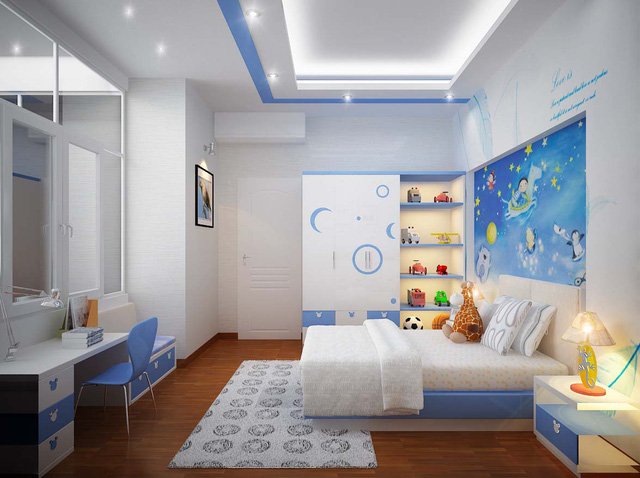 Thiết kế nội thất phòng ngủ trẻ em