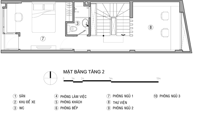 Tư vấn thiết kế nhà ống 52m2