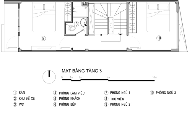 Tư vấn thiết kế nhà ống 52m2