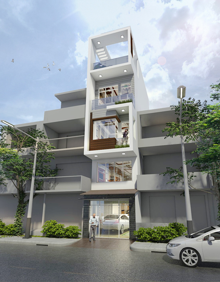 Tư vấn thiết kế nhà ống 52m2