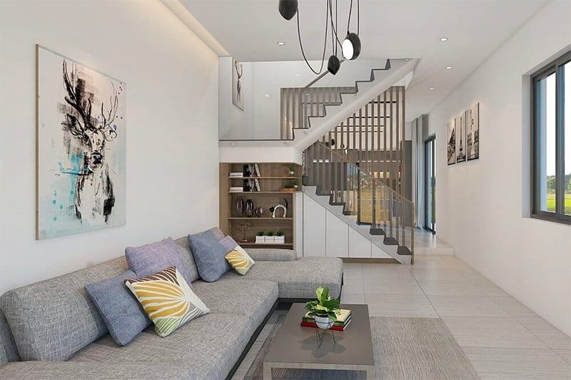 Thiết kế phòng khách nhà phố