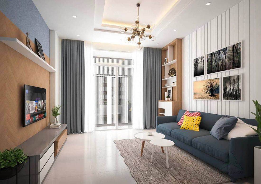 Thiết kế phòng khách nhà phố
