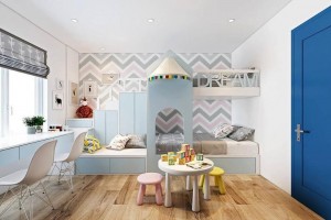 Thiết kế căn hộ hiện đại mang phong cách cho trẻ em